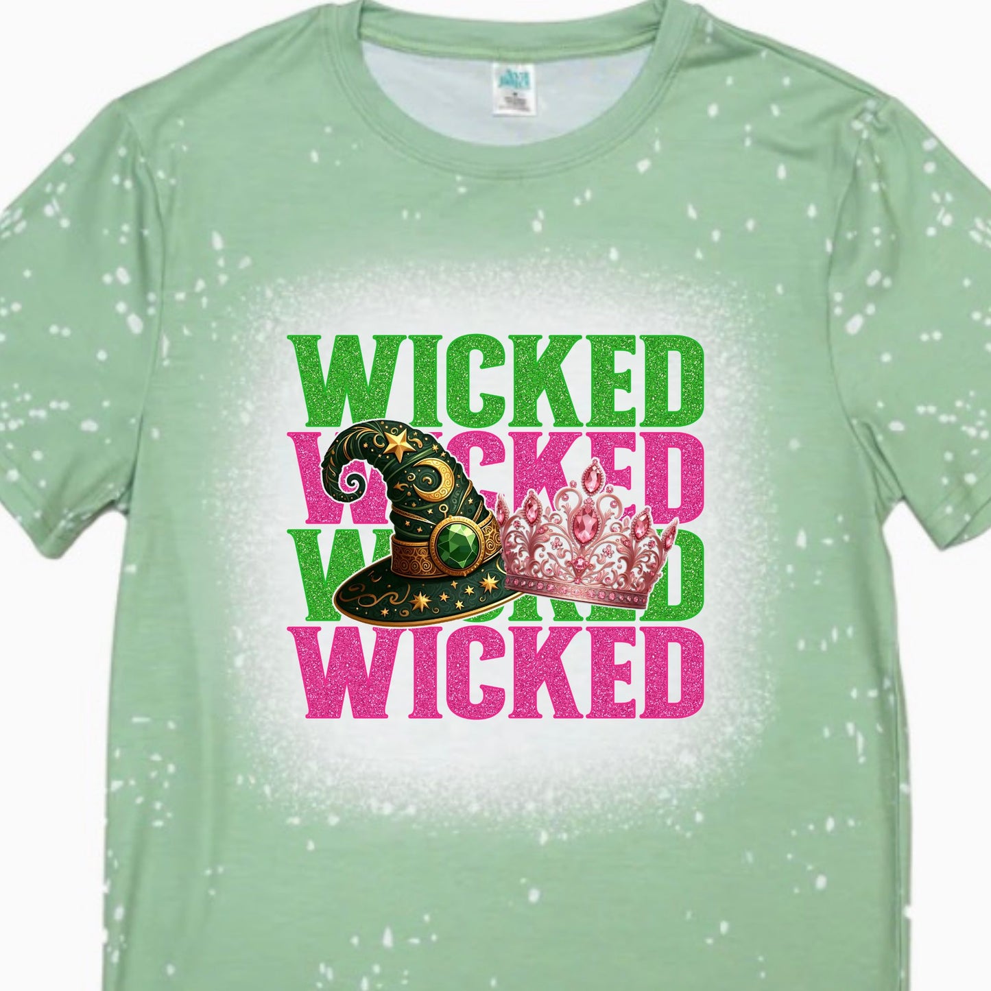 T-Shirts Faux Bleached - WICKED HAT/CROWN