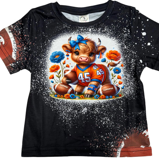 T-SHIRTS SPORTS FAUX HIGHLAND COW BRONCO