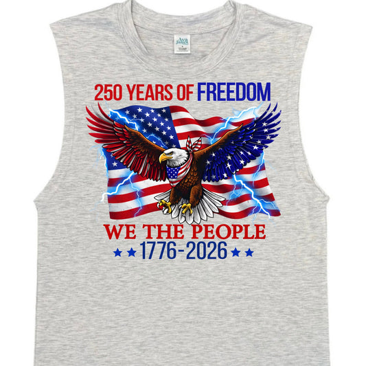 TANK TOP: MEN'S MUSCLE - FREEDOM WE THE PEOPLE