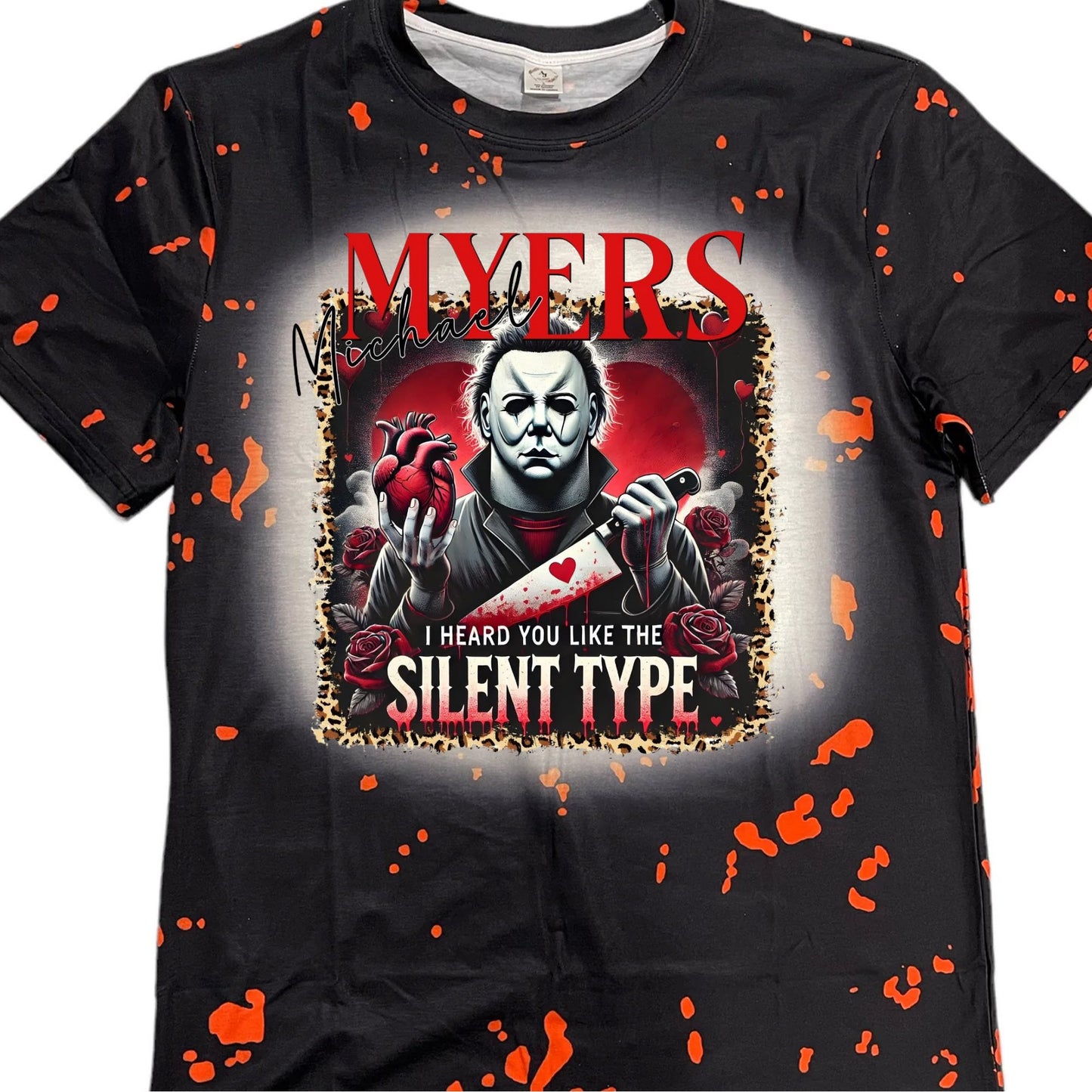T-Shirts Faux Bleached Patterns - VALENTINE MYERS