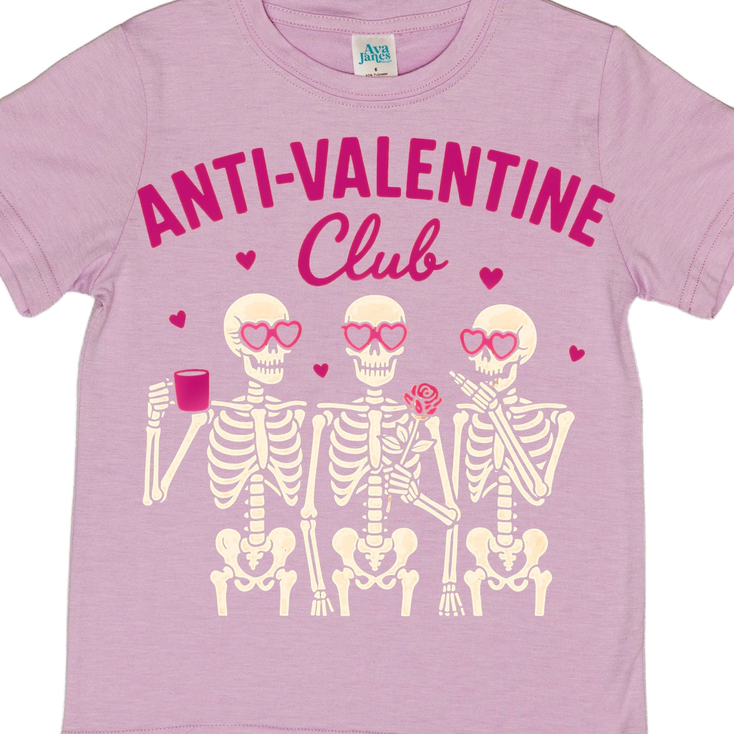 T-SHIRTS - VALENTINE SKELETON ANTI-CLUB
