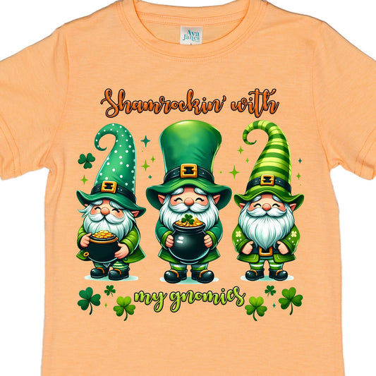 T-SHIRTS - ST PATRICK'S GNOME SHAMROCKIN'