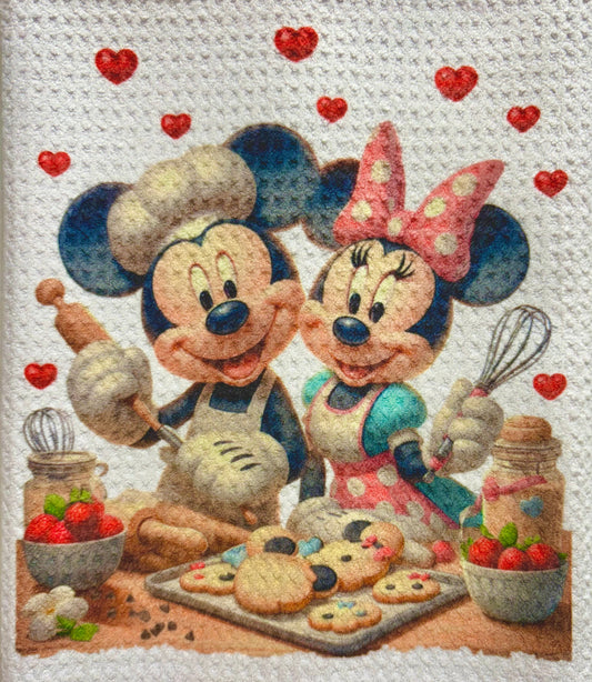 TOWELS - CARTOON CHARACTER MOUSE COOKIES
