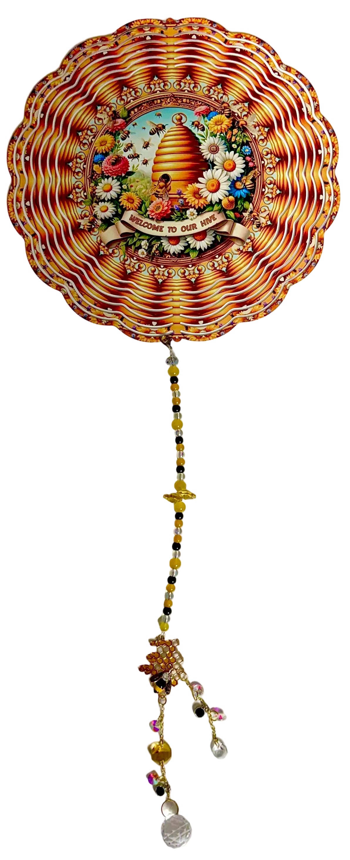 WIND SPINNER - BEE WELCOME TO OUR HIVE
