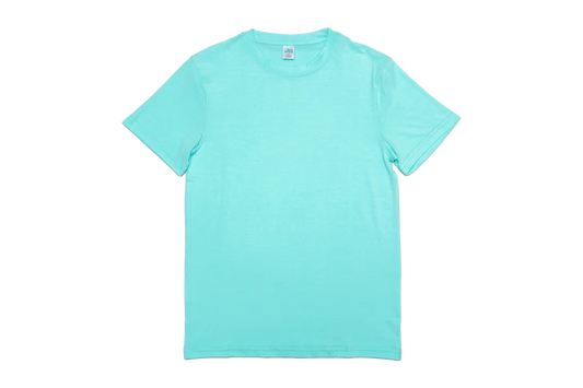 Z. T-SHIRTS BLANK CUSTOM AQUA