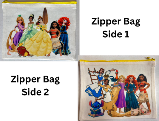 ZIPPER BAG - DISNEY CHARACTERS