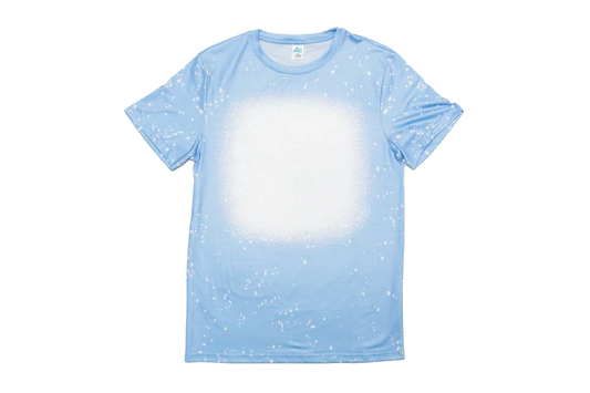 Z. T-Shirts Faux Bleached - BLANK CUSTOM BABY BLUE