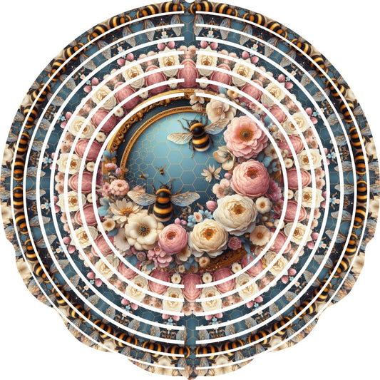 WIND SPINNER - BEE BLUE HONEYCOMB