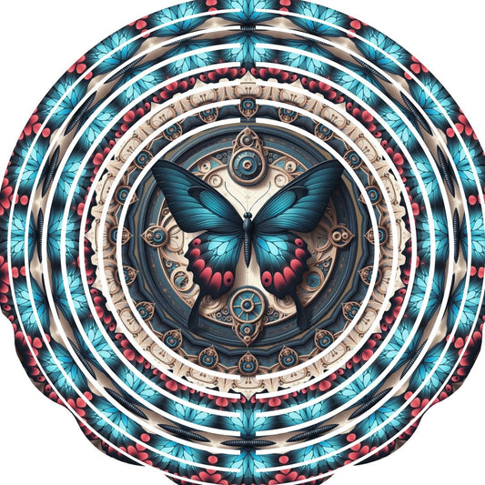 WIND SPINNER - BUTTERFLY BLUE WINGS