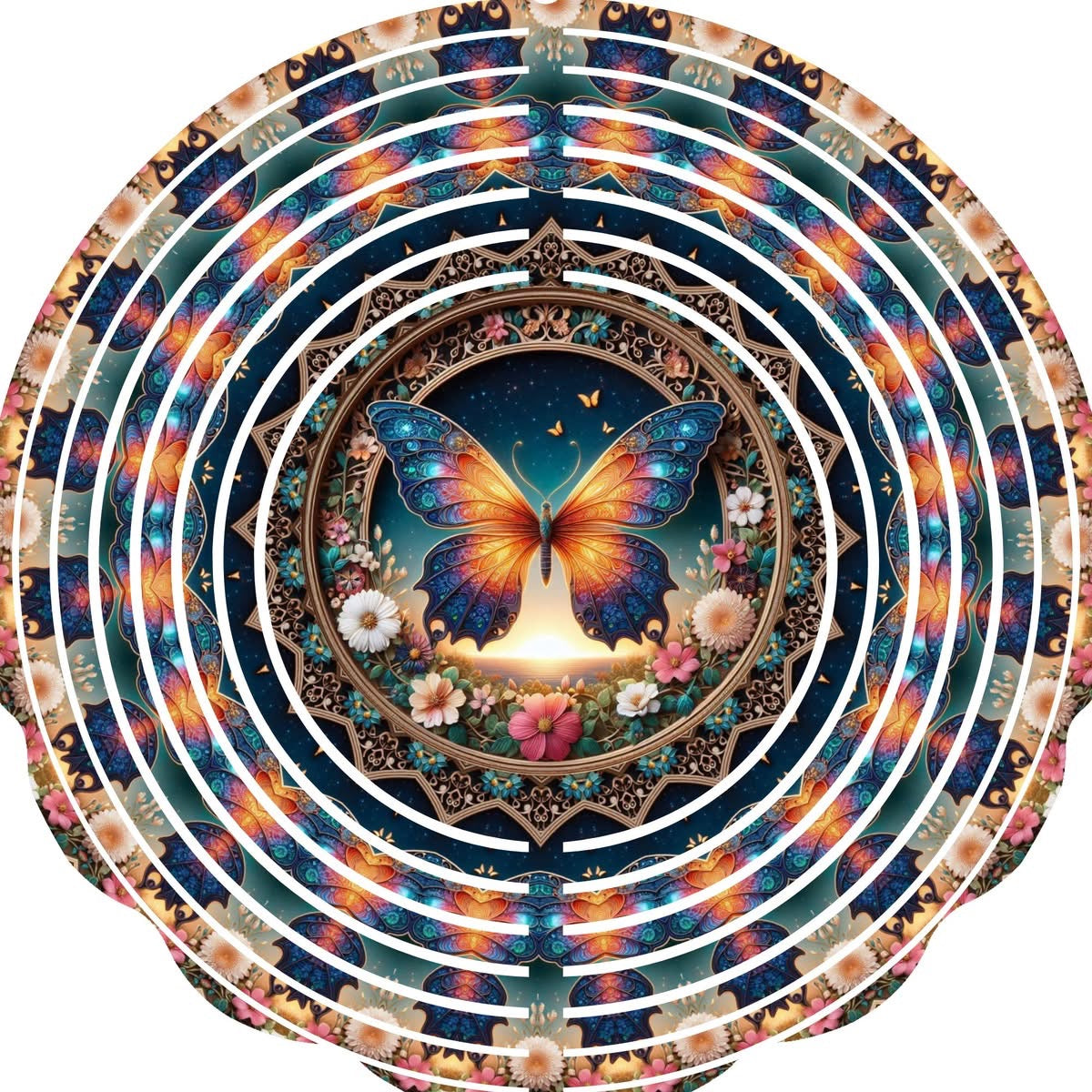 WIND SPINNER - BUTTERFLY SUN GLOW