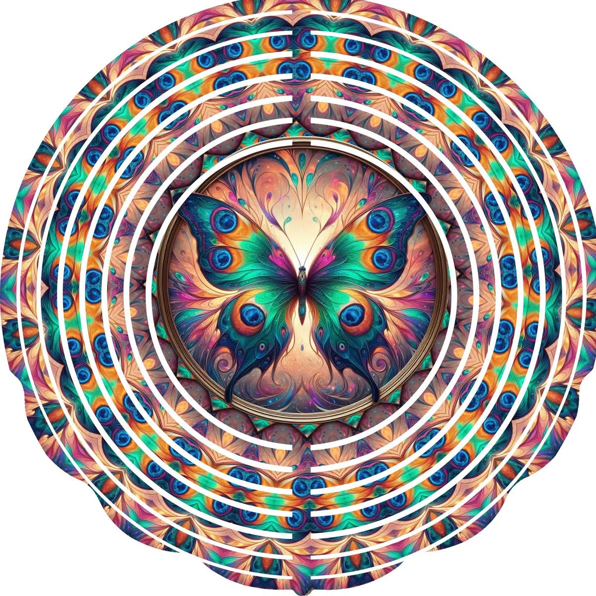 WIND SPINNER - BUTTERFLY COLORFUL