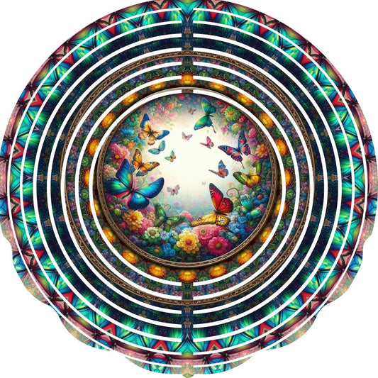 WIND SPINNER - BUTTERFLY SWARM