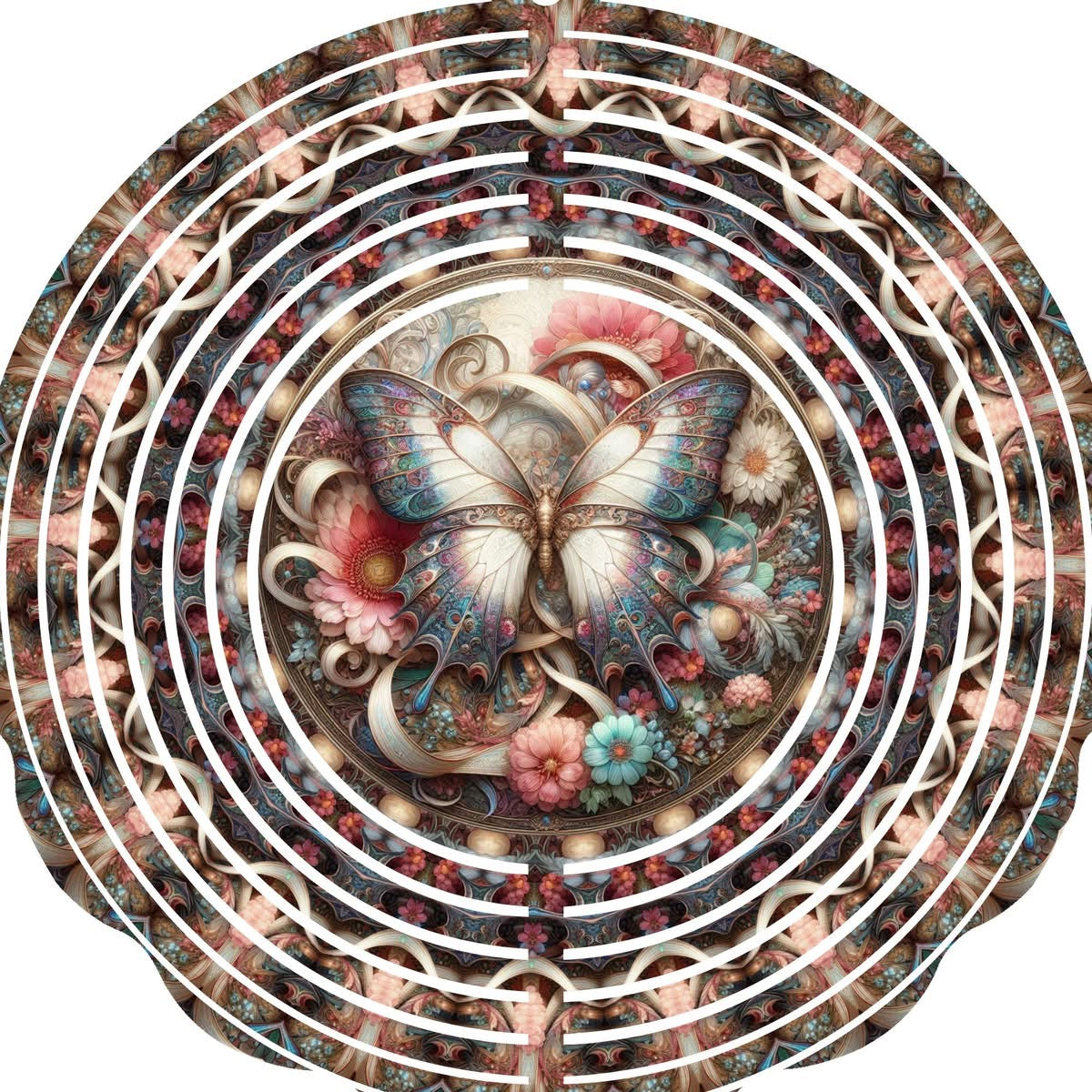 WIND SPINNER - BUTTERFLY RIBBON