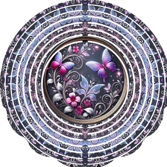 WIND SPINNER - BUTTERFLY LIGHT  PURPLE