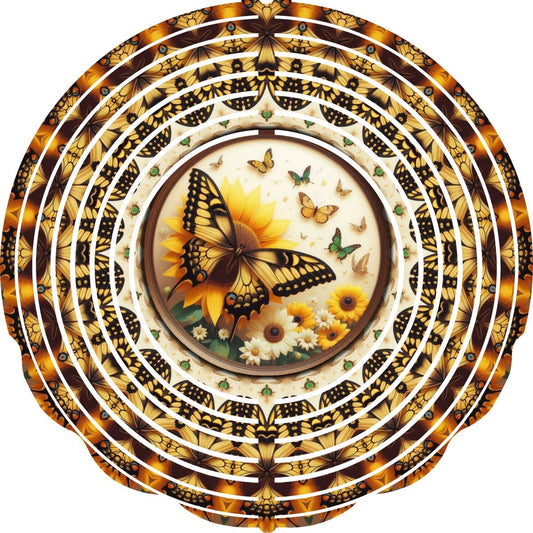 WIND SPINNER - BUTTERFLY SUNSHINE