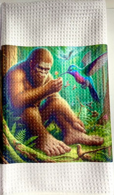 TOWELS - BIGFOOT HUMMINGBIRD LARGE