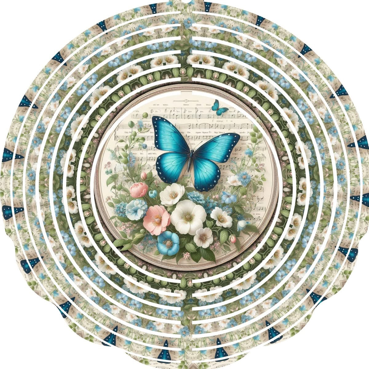 WIND SPINNER - BUTTERFLY BLUE MUSIC