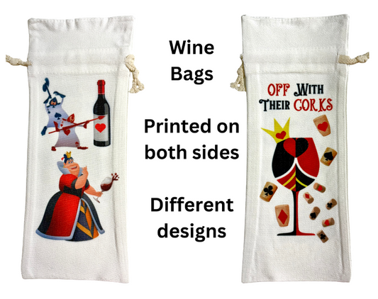 Wine Bottle Bag Lady Queen Off With Their Corks