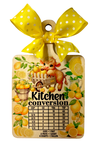 DECOR BOARDS - CONVERSION HIGHLAND COW LEMONS