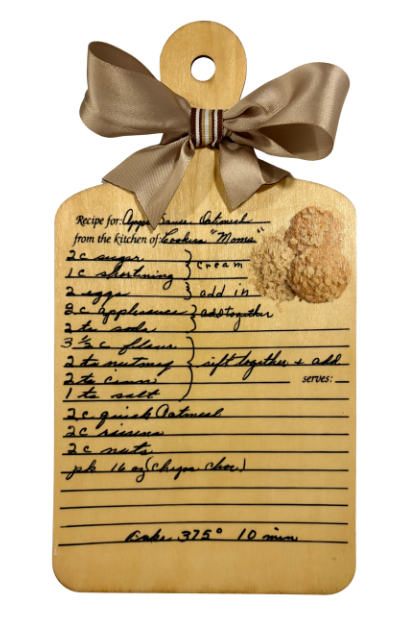 PERSONALIZED EXAMPLE APPLESAUCE OATMEAL