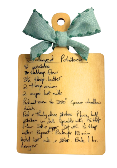 PERSONALIZED EXAMPLE SCALLOPED POTATOES