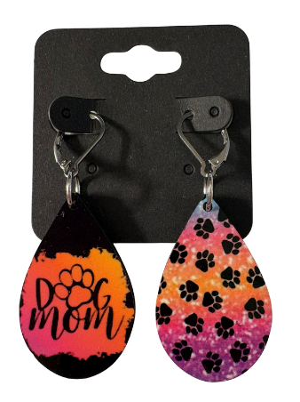 EARRINGS - ANIMAL DOG MOM