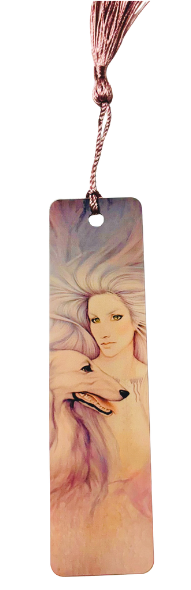 BOOKMARK - WOMAN WITH DOG