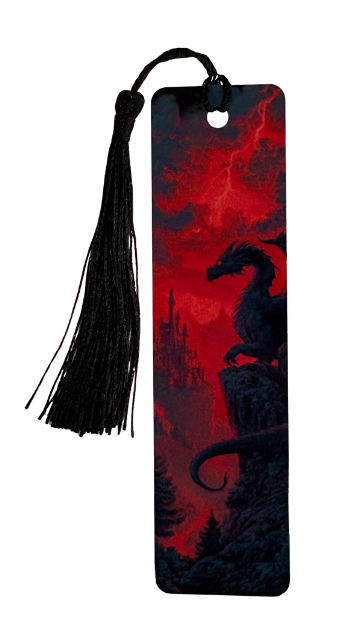 BOOKMARK - DRAGON SILHOUETTE