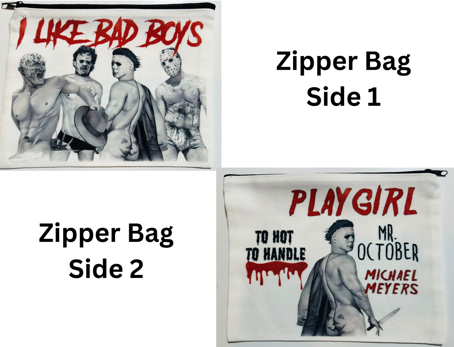 ZIPPER BAG - HALLOWEEN BAD BOYS