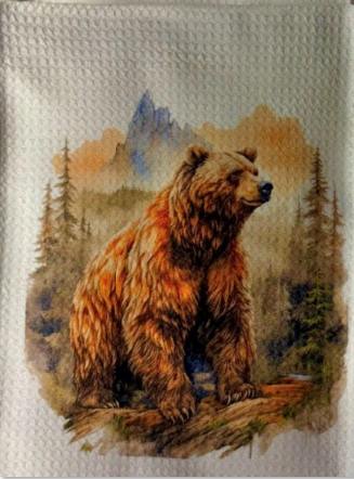 TOWELS - BEAR BROWN THICK COAT