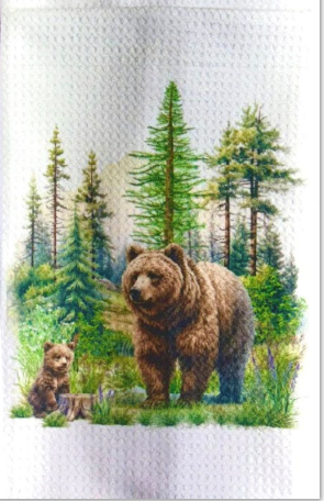 TOWELS - BEAR BROWN CUB