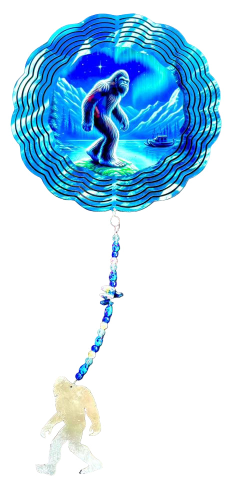 WIND SPINNER - BIGFOOT BLUE LIGHTS
