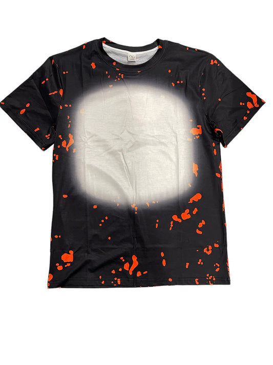 T-Shirts Faux Bleached Patterns - BLANK CUSTOM BLOOD SPLATTER