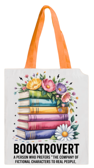 BOOK BAG - BOOKS BOOKTROVERT