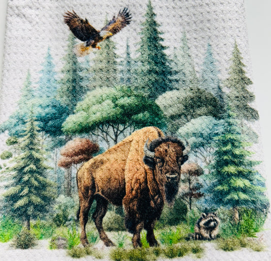 TOWELS - BUFFALO FRIENDS