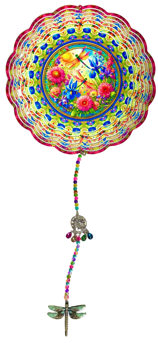 WIND SPINNER - DRAGONFLY SUN