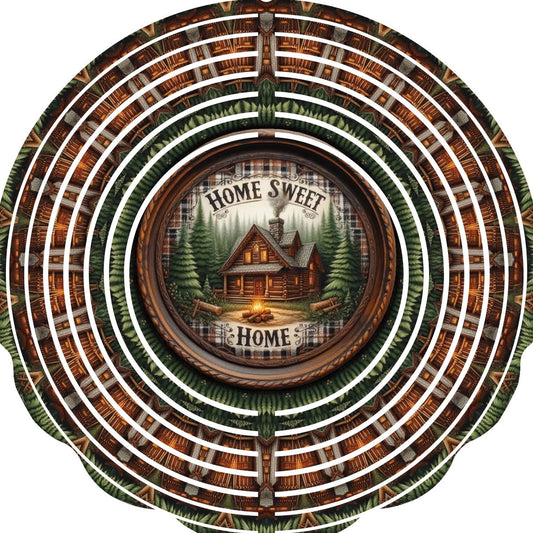 WIND SPINNER - CABIN HOME SWEET HOME