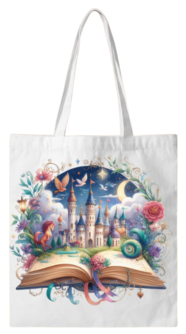 BOOK BAG - CASTLE ON BOOK