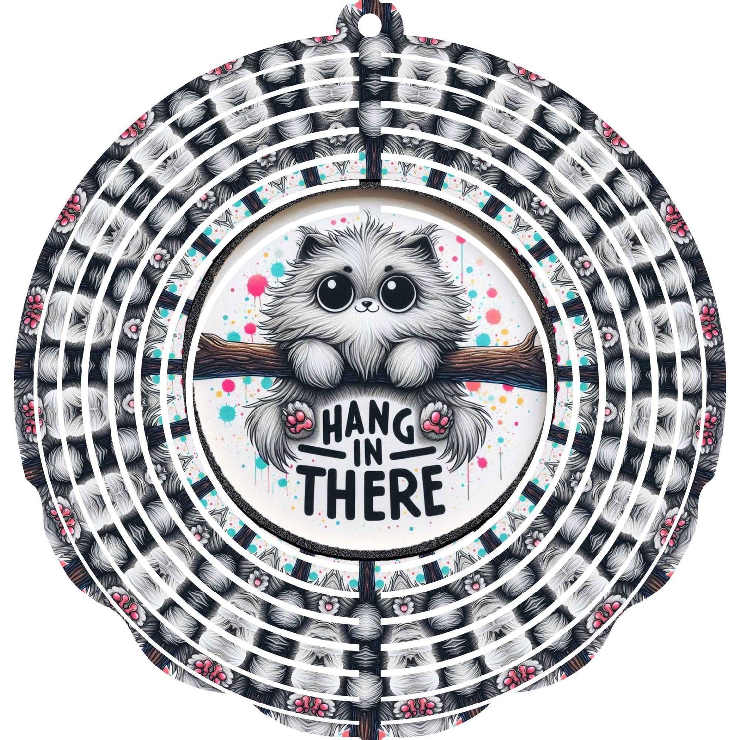 WIND SPINNER - CAT HANG IN THERE