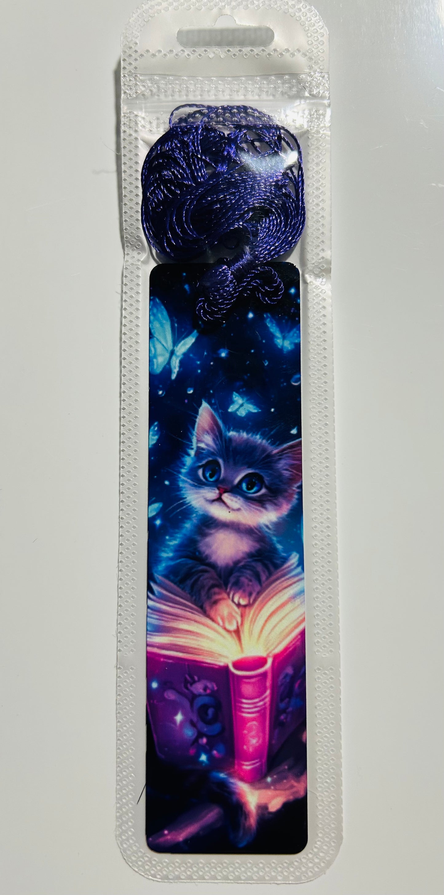 Metal Bookmark - Cat