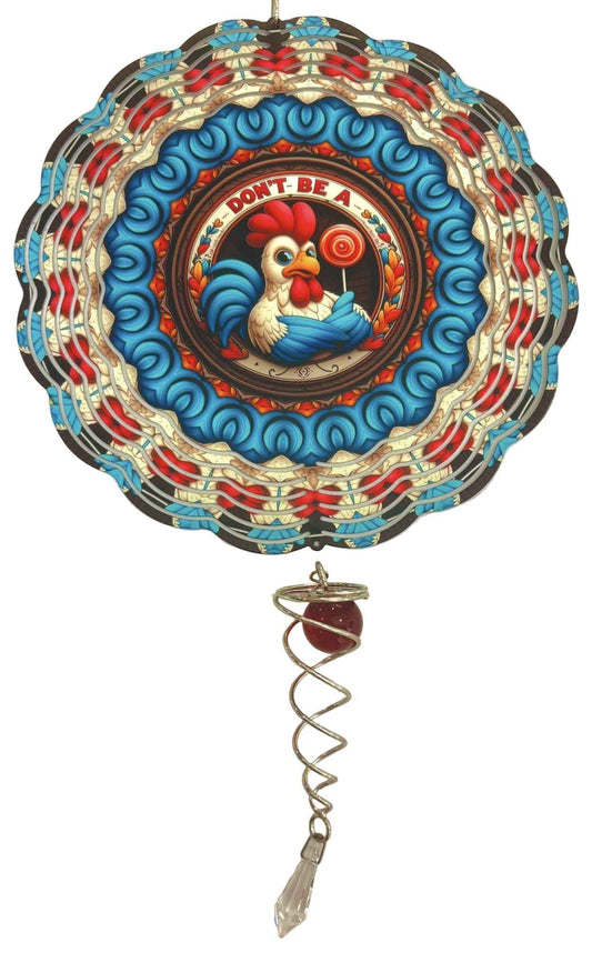 WIND SPINNER - CHICKEN/ROOSTER RISE AND SHINE