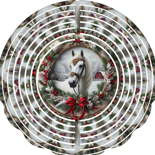 WIND SPINNERS - CHRISTMAS HORSE