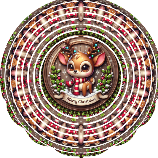 WIND SPINNER - CHRISTMAS REINDEER BABY