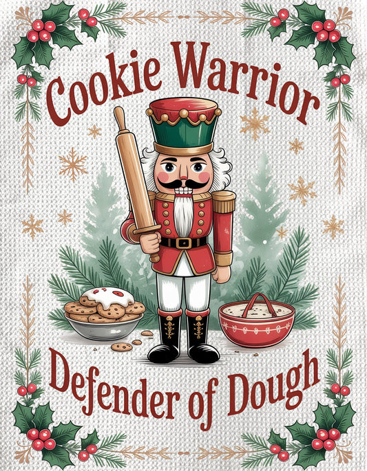 TOWELS - CHRISTMAS NUTCRACKER WARRIOR