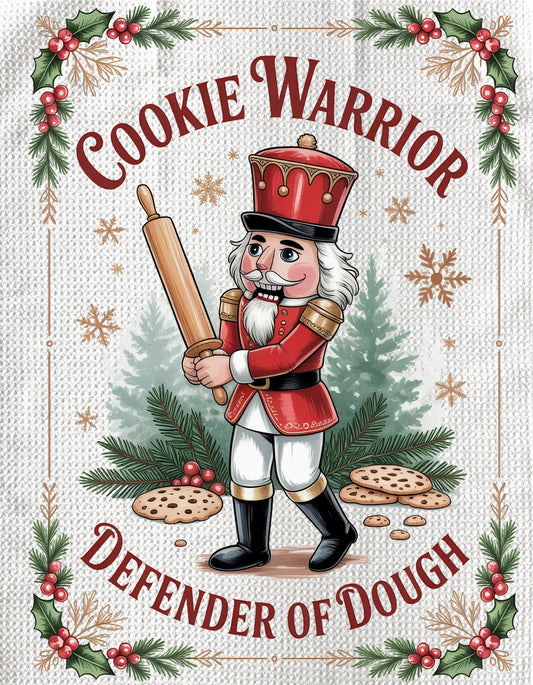 TOWELS - CHRISTMAS NUTCRACKER COOKIE