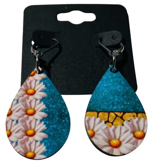 EARRINGS - FLOWER DAISIES