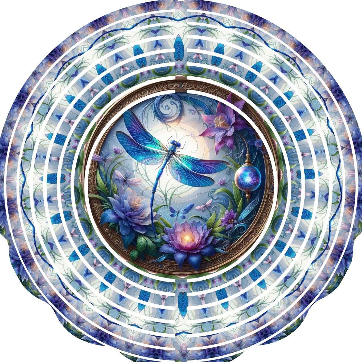 WIND SPINNER - DRAGONFLY BLUE