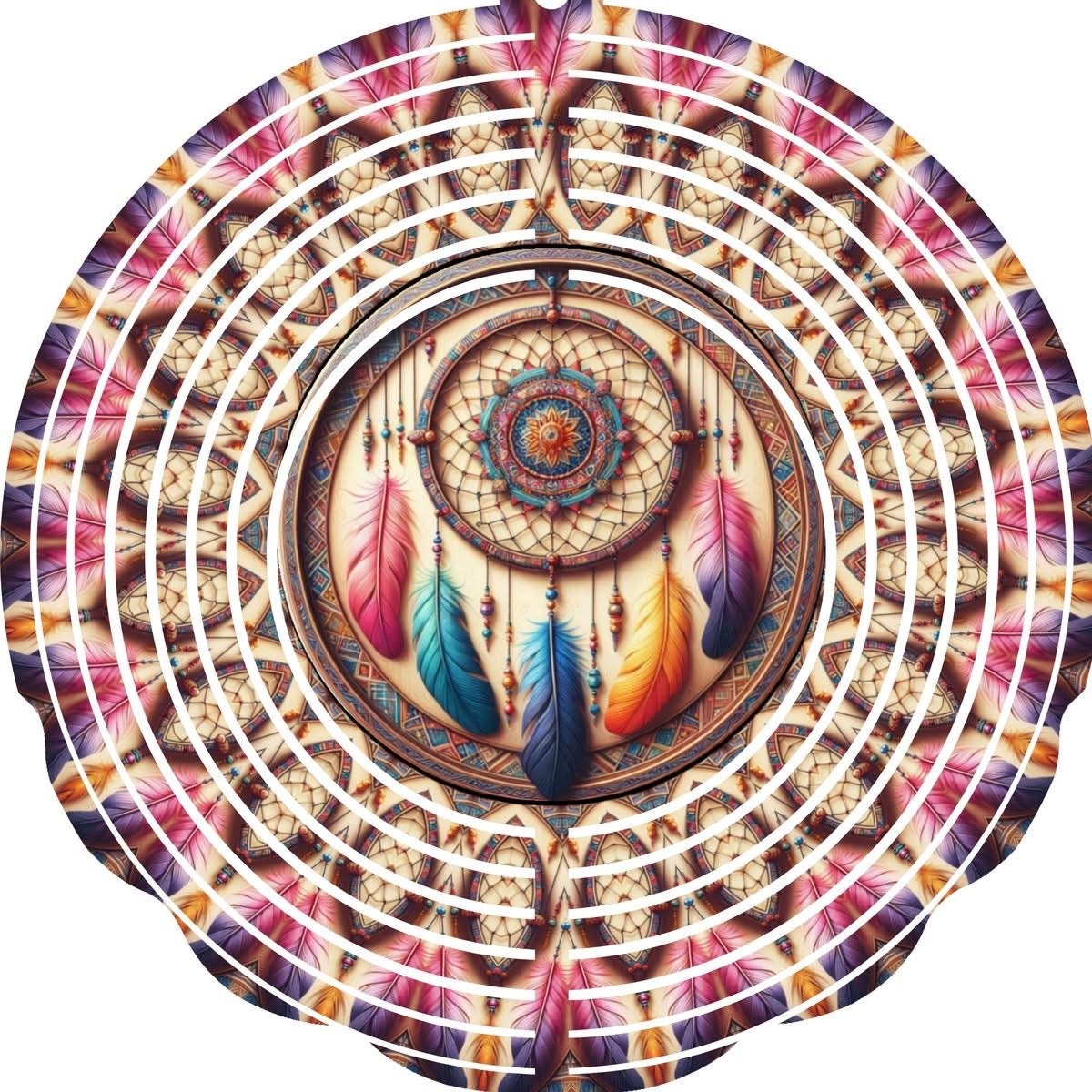 WIND SPINNER - DREAM CATCHER COLORFUL