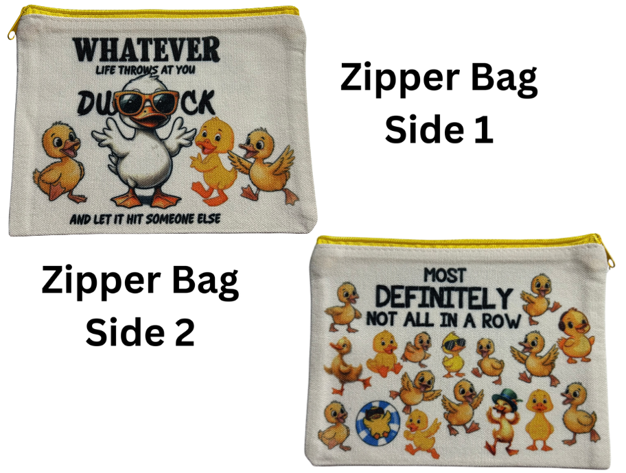 ZIPPER BAG - ANIMAL DUCK