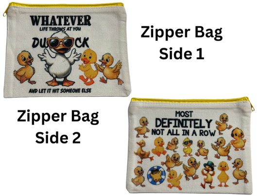 ZIPPER BAG - ANIMAL DUCK